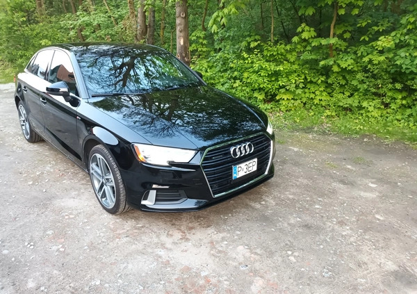 Audi A3 cena 74900 przebieg: 84046, rok produkcji 2017 z Piaski małe 172